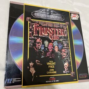 NEW The Monster Club LaserDisc LD 1980 Horror Vincent Price Elvira SEALED